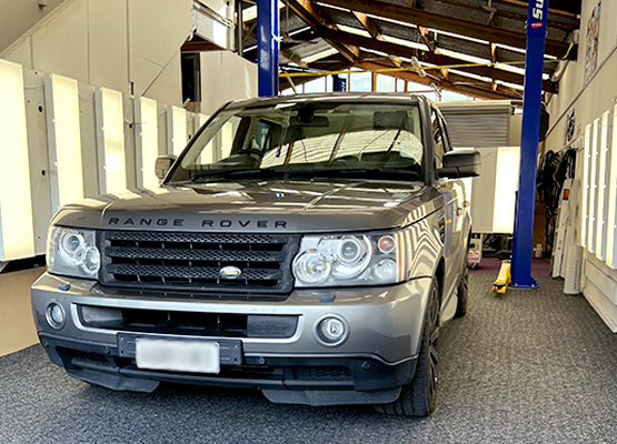 Cleaning Range Rover